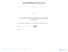 Tablet Screenshot of josephnicolello.com